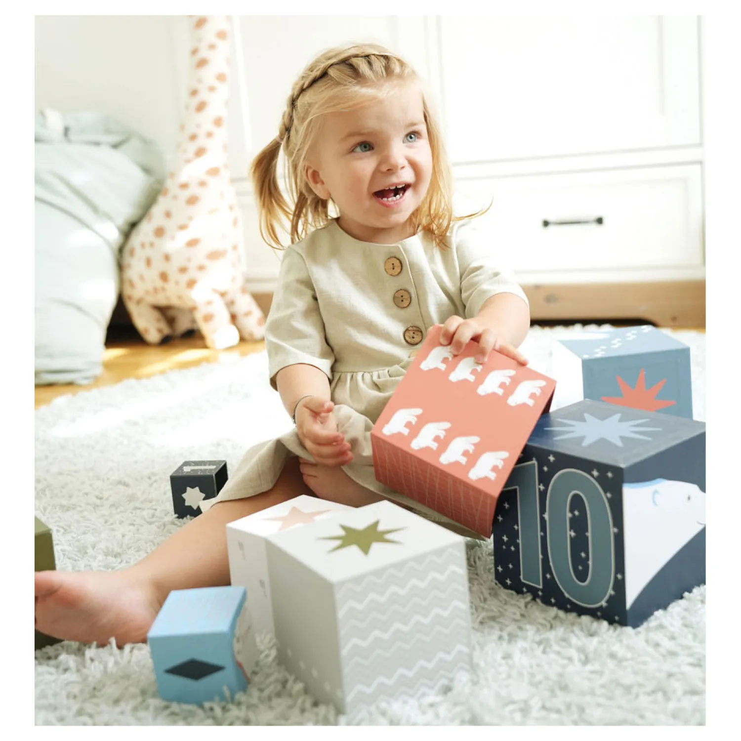 Small Foot - Stapelblokken Karton Arctic, 10dlg.