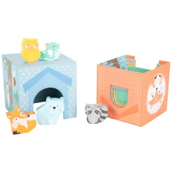 Small Foot - Stapeltoren met Bosdieren Pastel, 10dlg. Clearance
