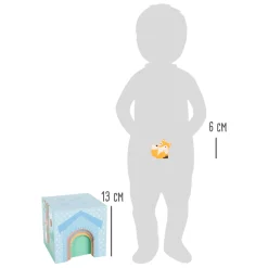 Small Foot - Stapeltoren met Bosdieren Pastel, 10dlg. Clearance