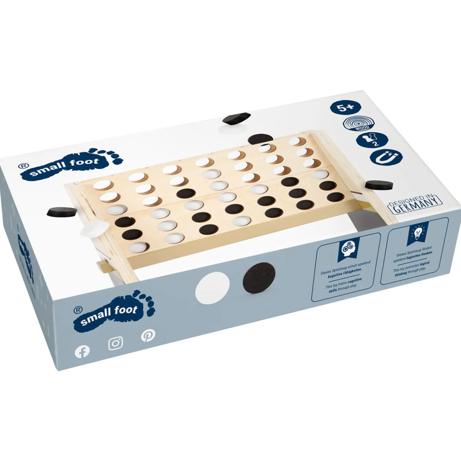 - Vier op 1 lijn Hout Gouden Editie Spel>Small Foot Sale