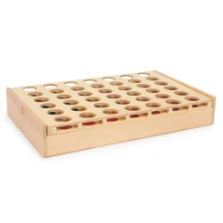  -  Vier op een Lijn Reisspel Hout-Small Foot Best