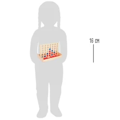  -  Vier op een Lijn Reisspel Hout-Small Foot Best