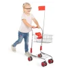  -  Winkelwagen met Poppenzitje en Vlag-Small Foot Outlet