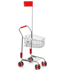  -  Winkelwagen met Poppenzitje en Vlag-Small Foot Outlet