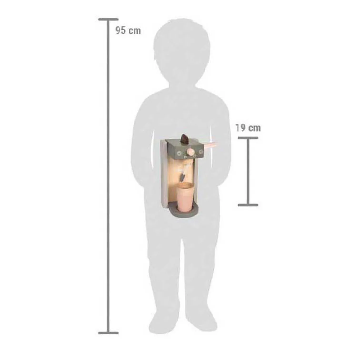 Small Foot Koffiemachine Speelset Grijs 'Tasty' Best