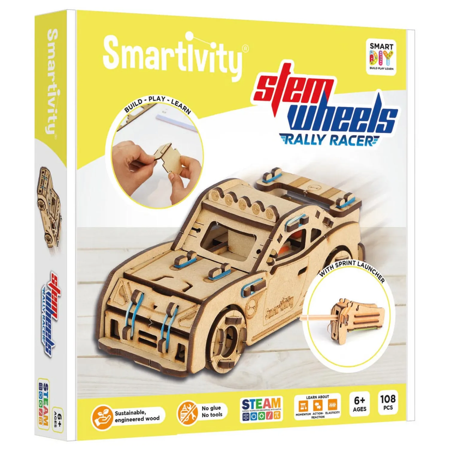 Smartivity Wheel Racers - Rally Racers Houten Bouwpakket>SmartGames Online