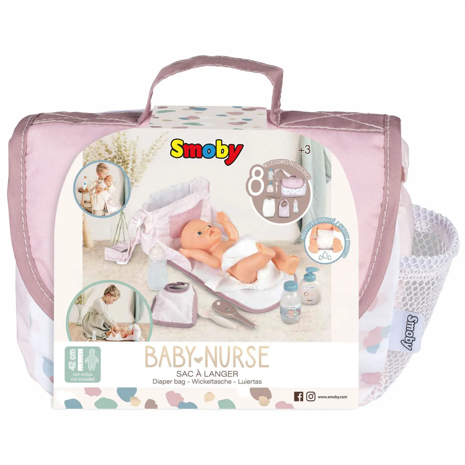 Baby Nurse Luiertas, 8dlg.>Smoby New