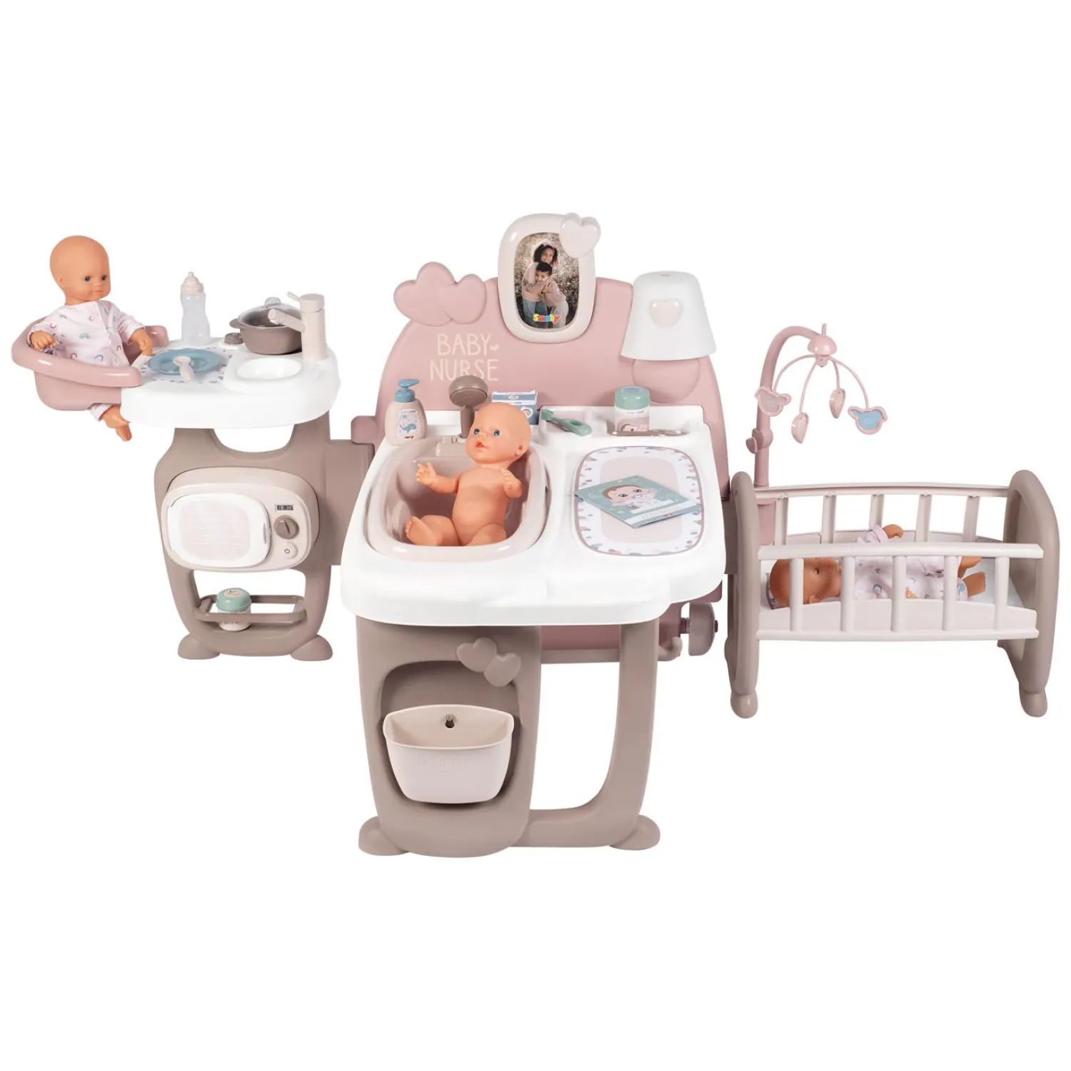 Smoby Baby Nurse Poppen Verzorgingscentrum, 23dlg. Sale