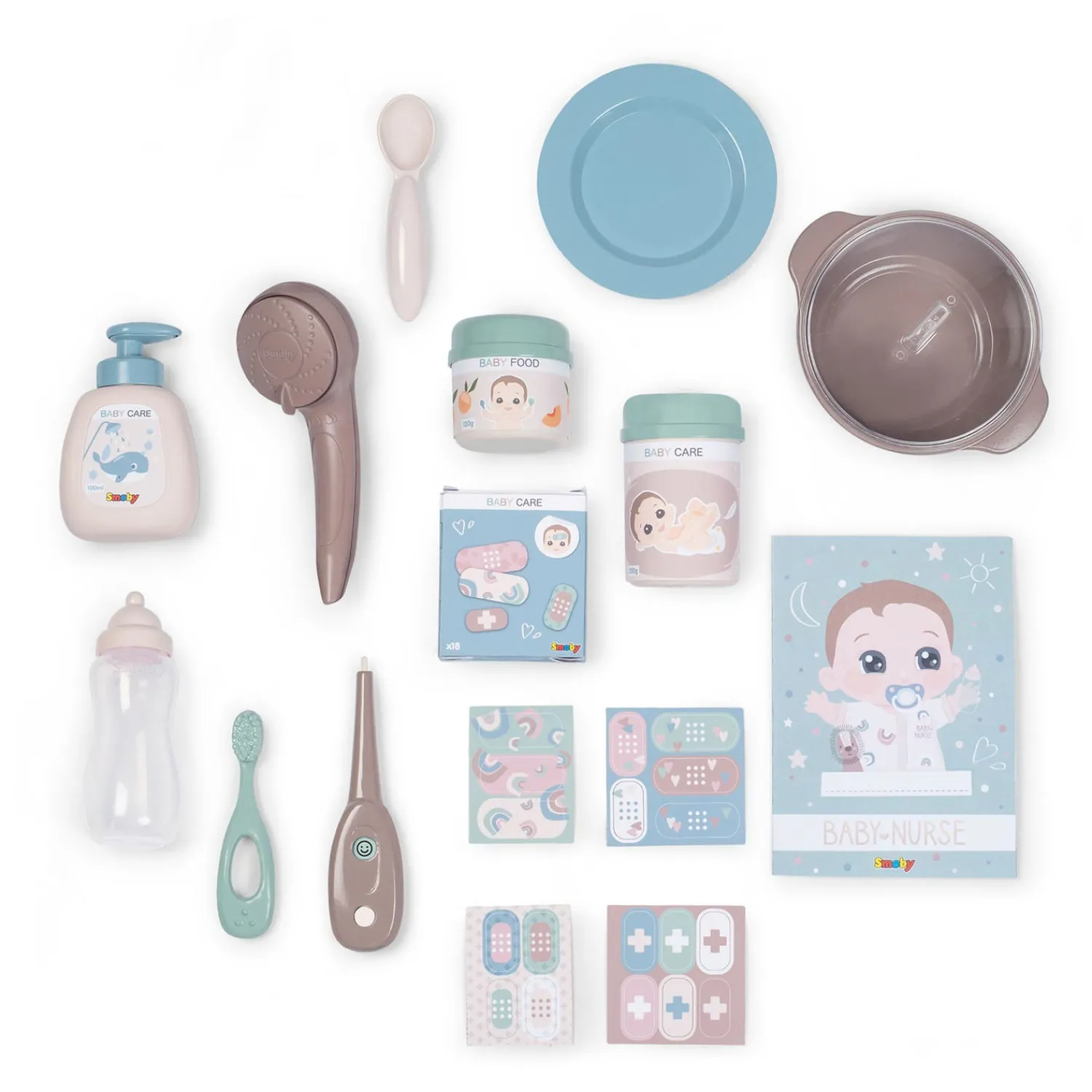 Smoby Baby Nurse Poppen Verzorgingscentrum, 23dlg. Sale