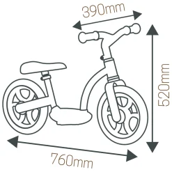 Smoby Balance Bike Comfort Loopfiets New