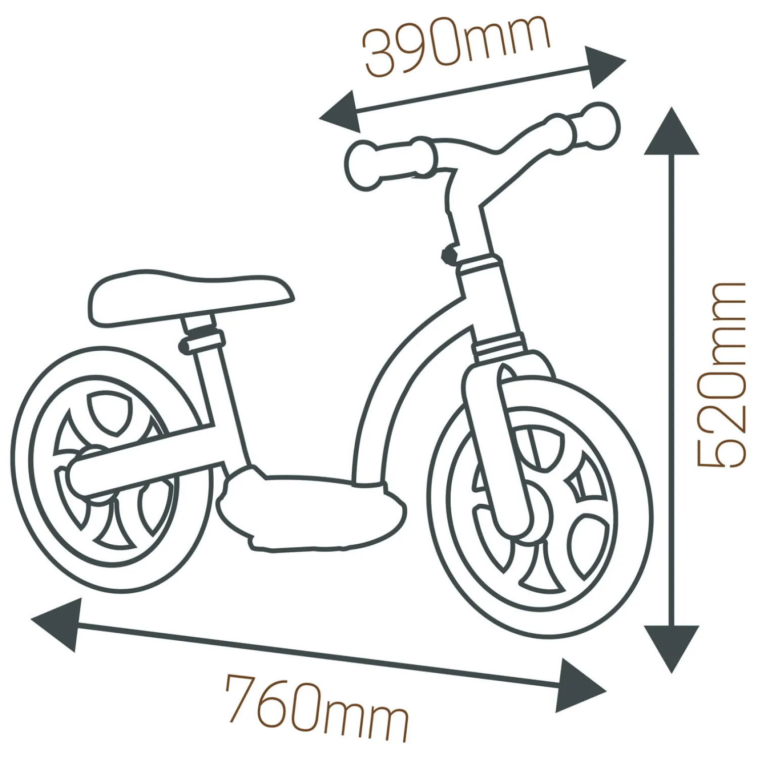 Smoby Balance Bike Comfort Loopfiets New