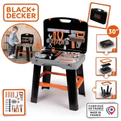 Black & Decker Bricolo Smart Werkbank Inklapbaar in Koffer, 33dlg.-Smoby