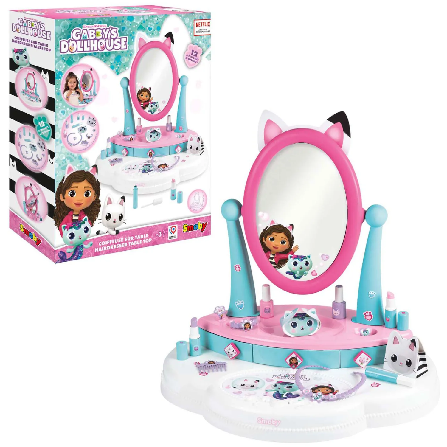 Gabby's Poppenhuis Tafelblad Kaptafel, 12dlg.>Smoby Best