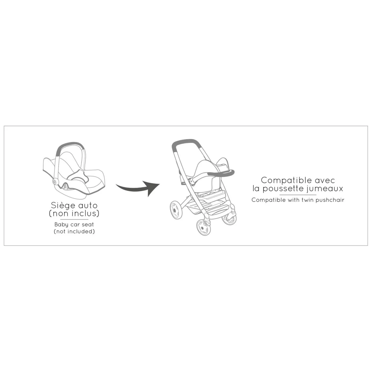 Maxi-Cosi Poppenwagen Sage, 3in1>Smoby Outlet