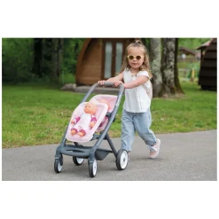 Smoby Maxi-Cosi Poppenwagen voor 2 Poppen Hot