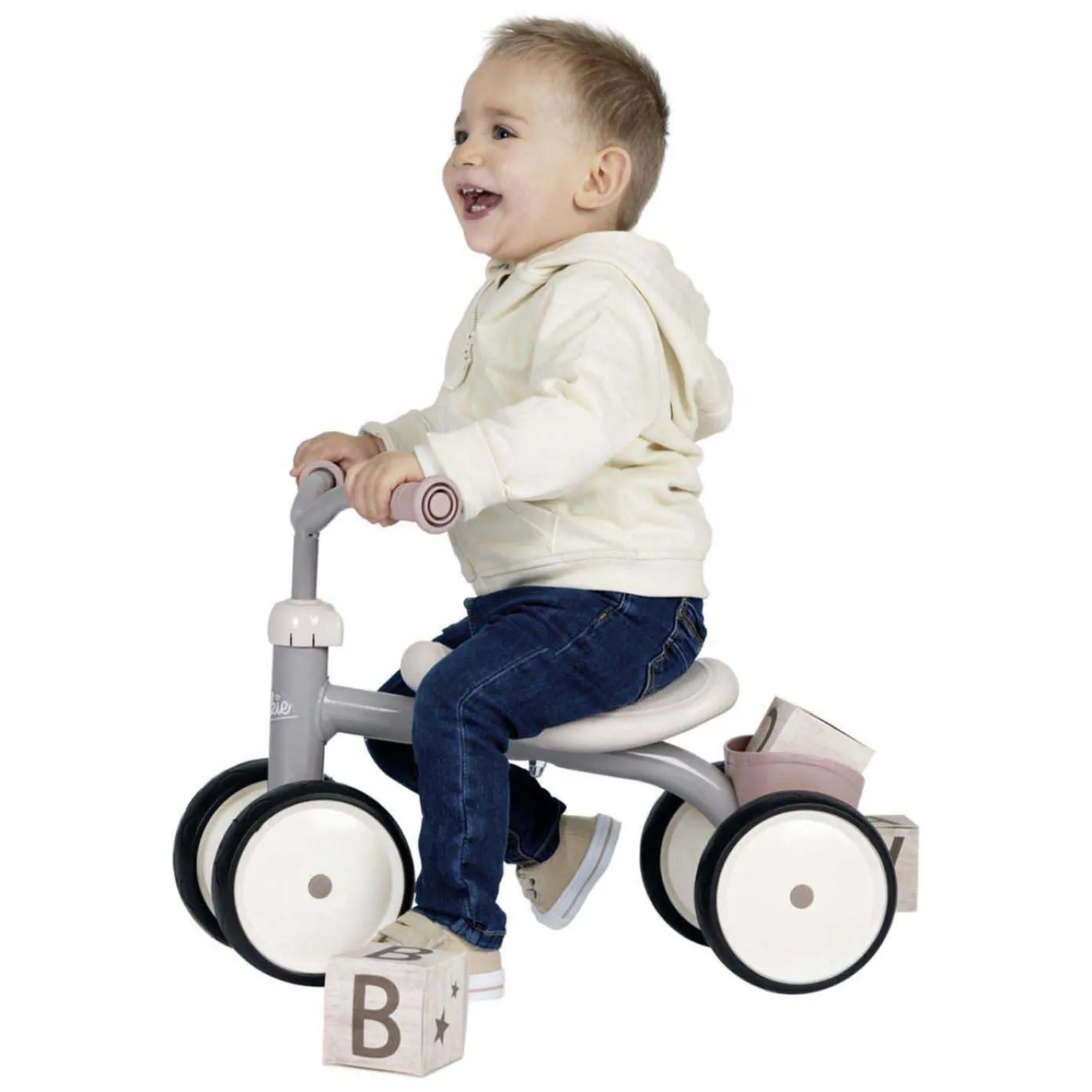 Rookie Loopfiets Roze-Smoby Hot