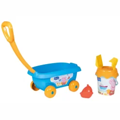 Strandset Peppa met Bolderkar Peppa Pig, 5dlg.>Smoby Discount