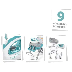 Smoby Strijkplank met Strijkijzer, 9dlg. Sale