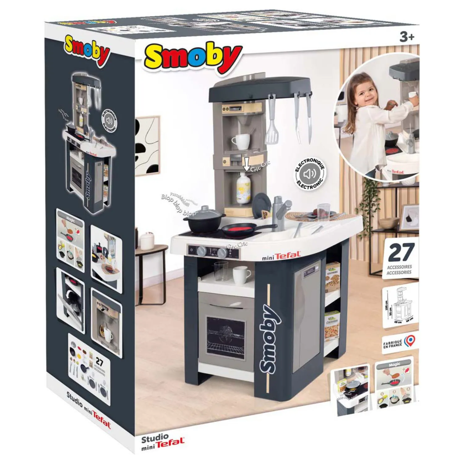 Tefal Studio Speelkeuken, 27dlg.>Smoby Outlet