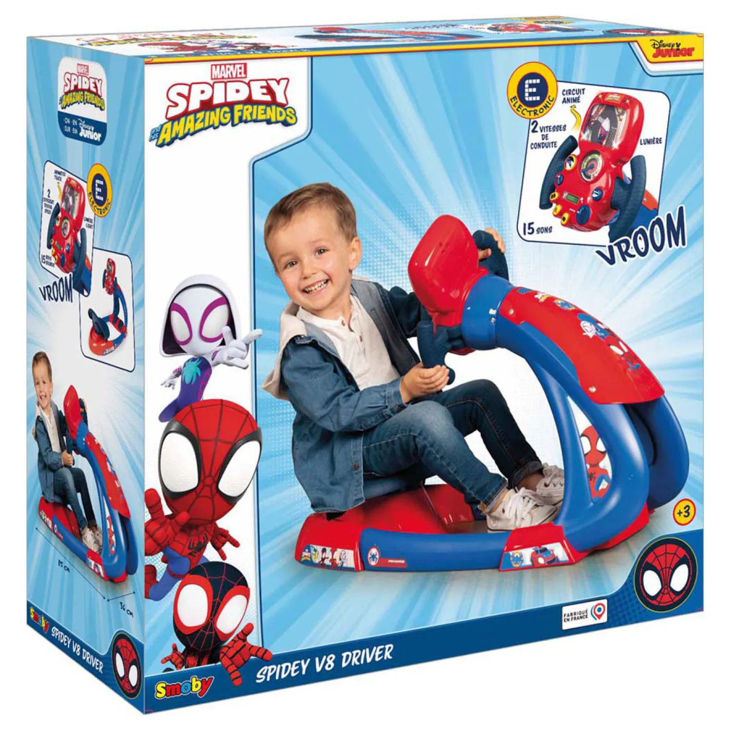 V8 Driver Spidey Racestoel-Smoby Sale