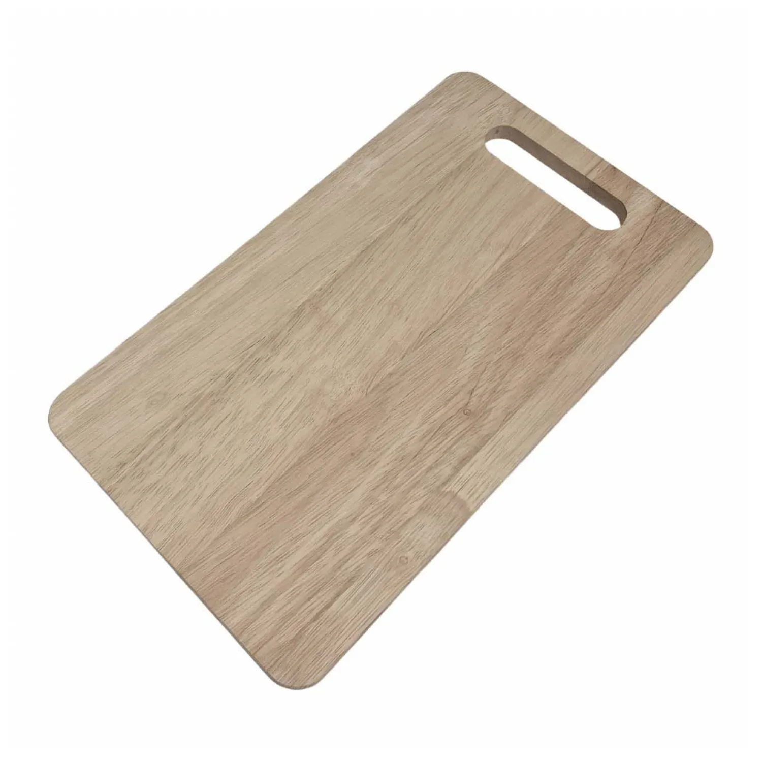 Snijplank Rubberhout met Handvat Sale