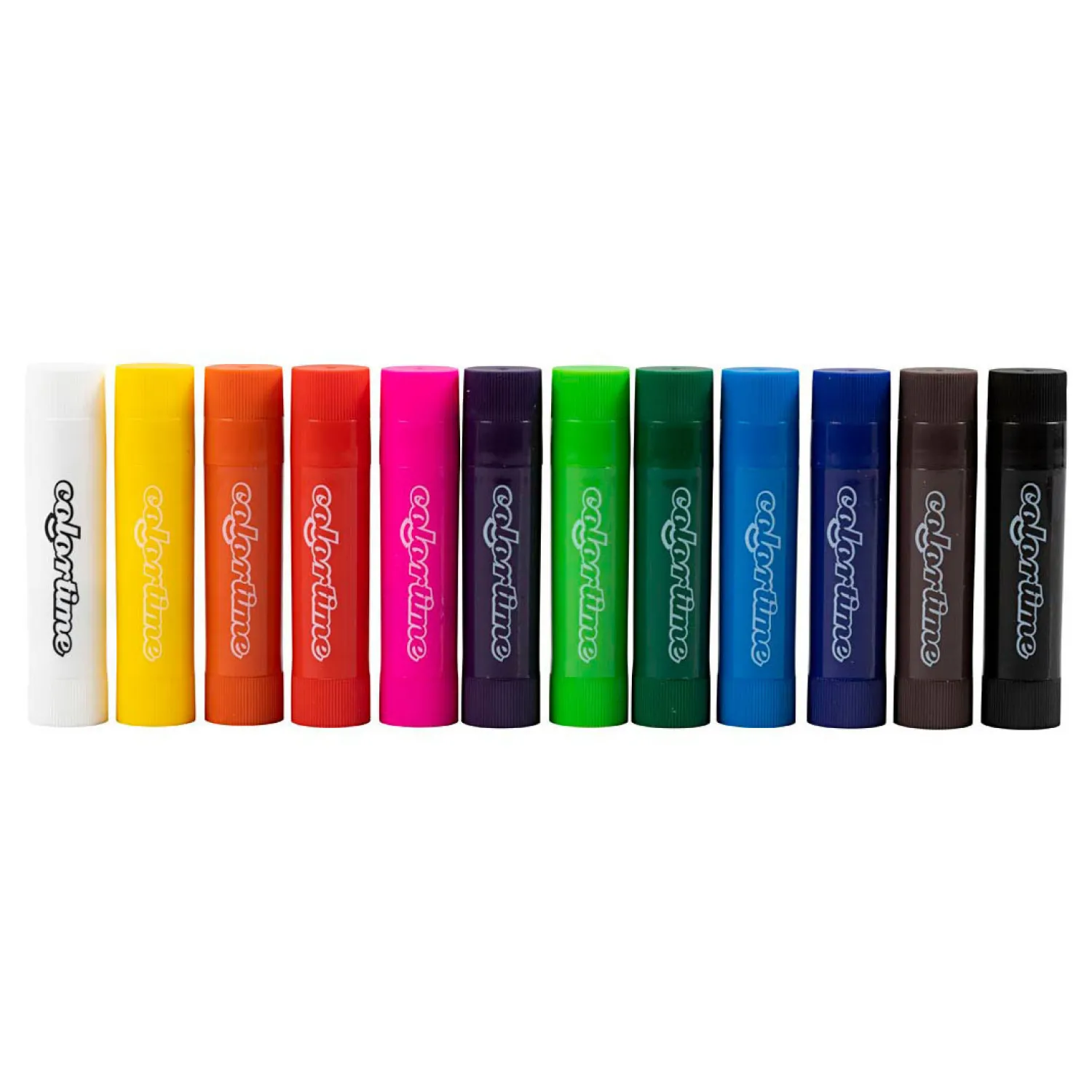 Creativ Company Soft Color Stick Krijt Kleur, 12st. Hot