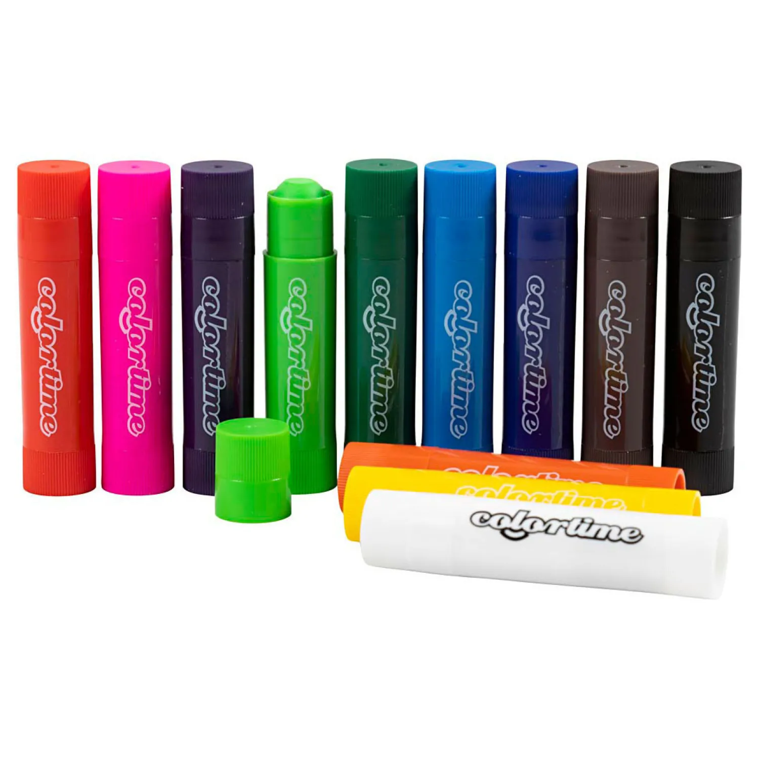 Creativ Company Soft Color Stick Krijt Kleur, 12st. Hot