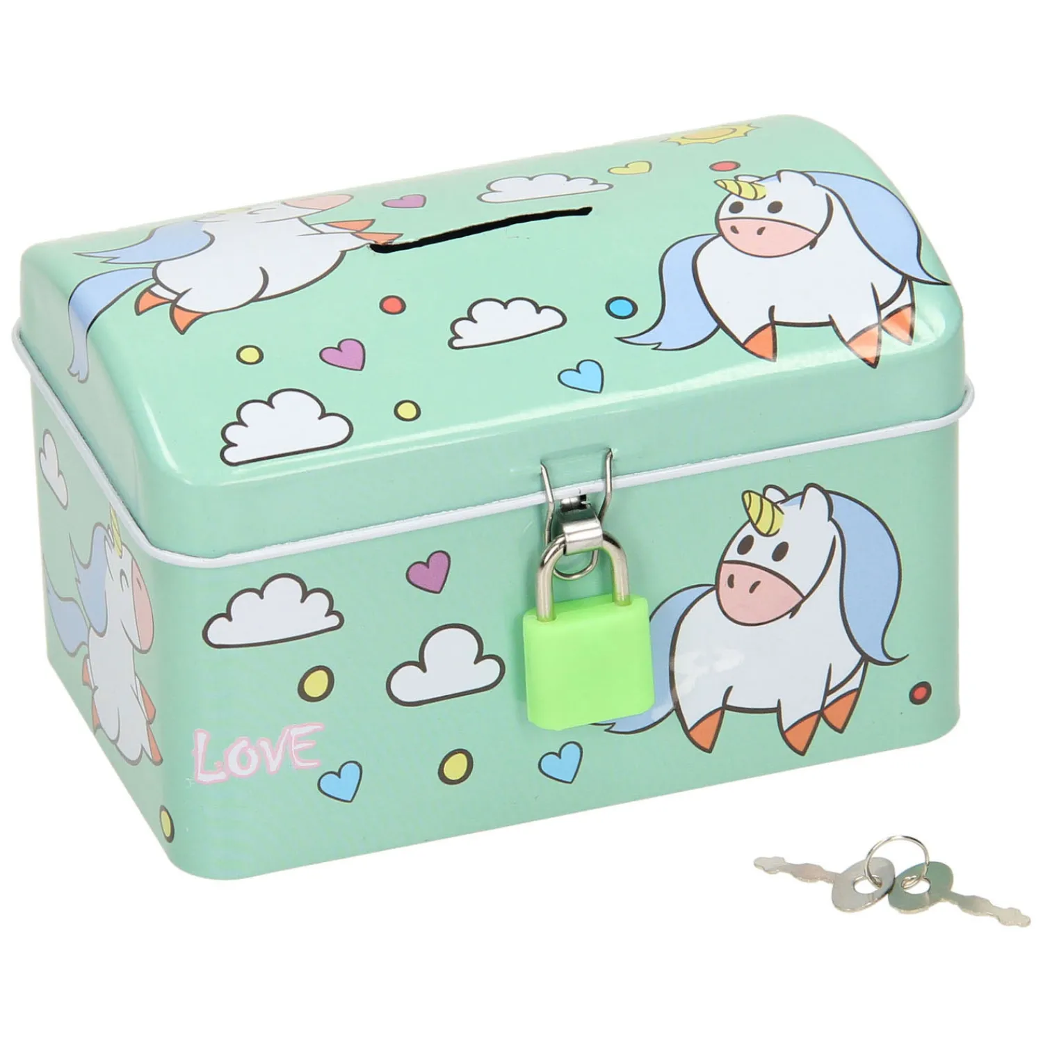 Spaarpot met Slot Eenhoorn> Online