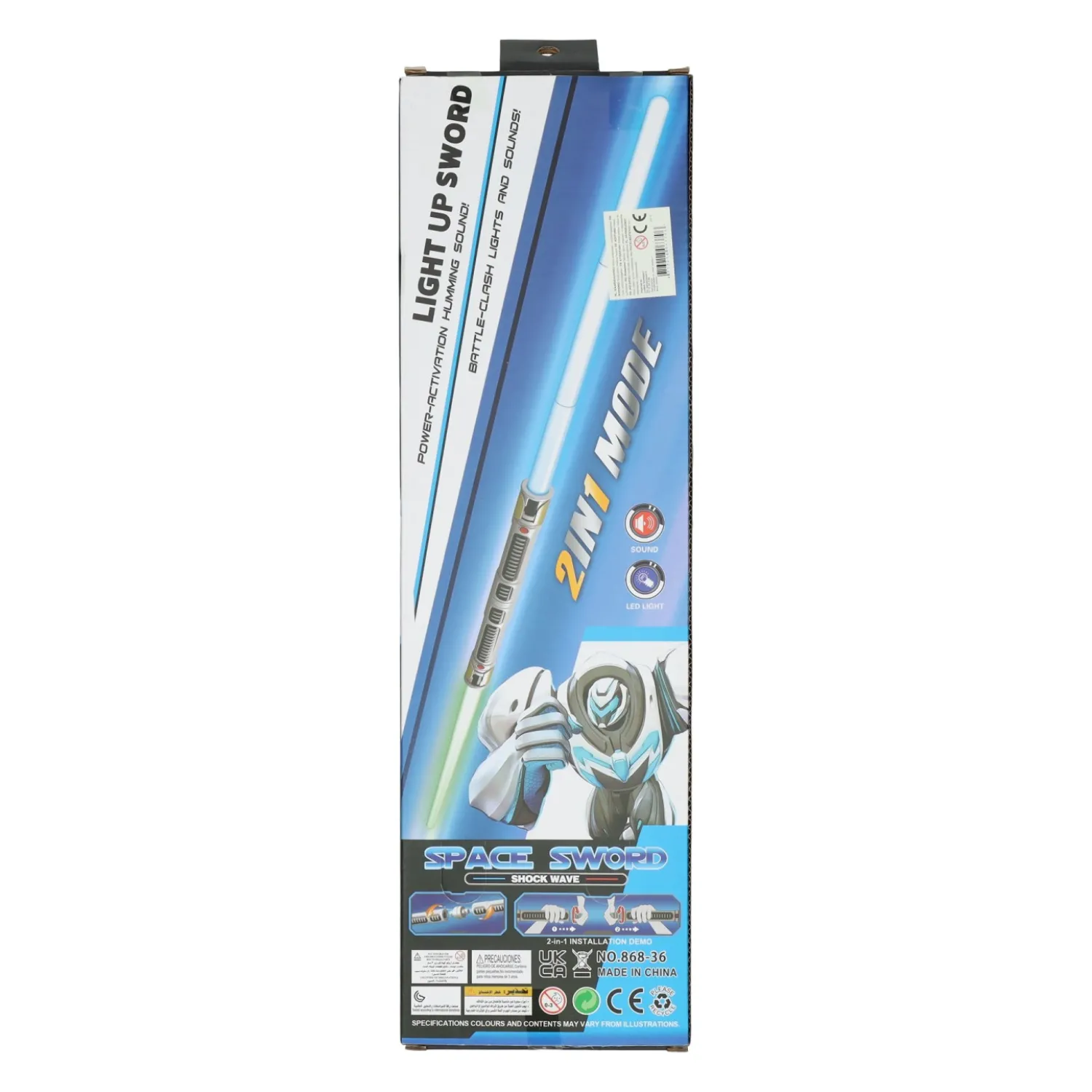 Space Sword met Licht en Geluid - 2st.> Clearance