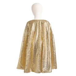 Great Pretenders Sparkle Cape met Pailletten Goud, 4-6 jaar New