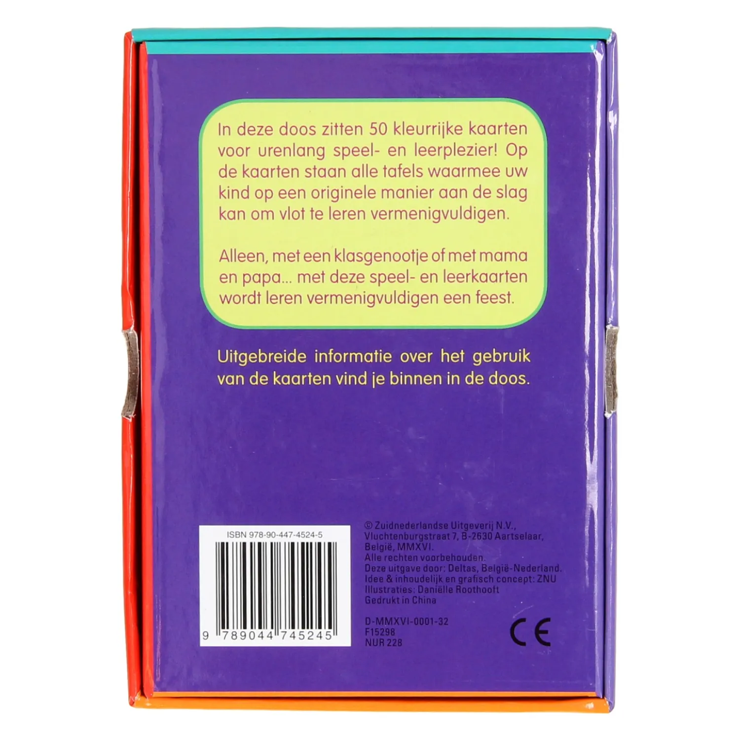 Deltas Speel- en leerkaarten - Ik oefen de tafels van vermenigvuldi