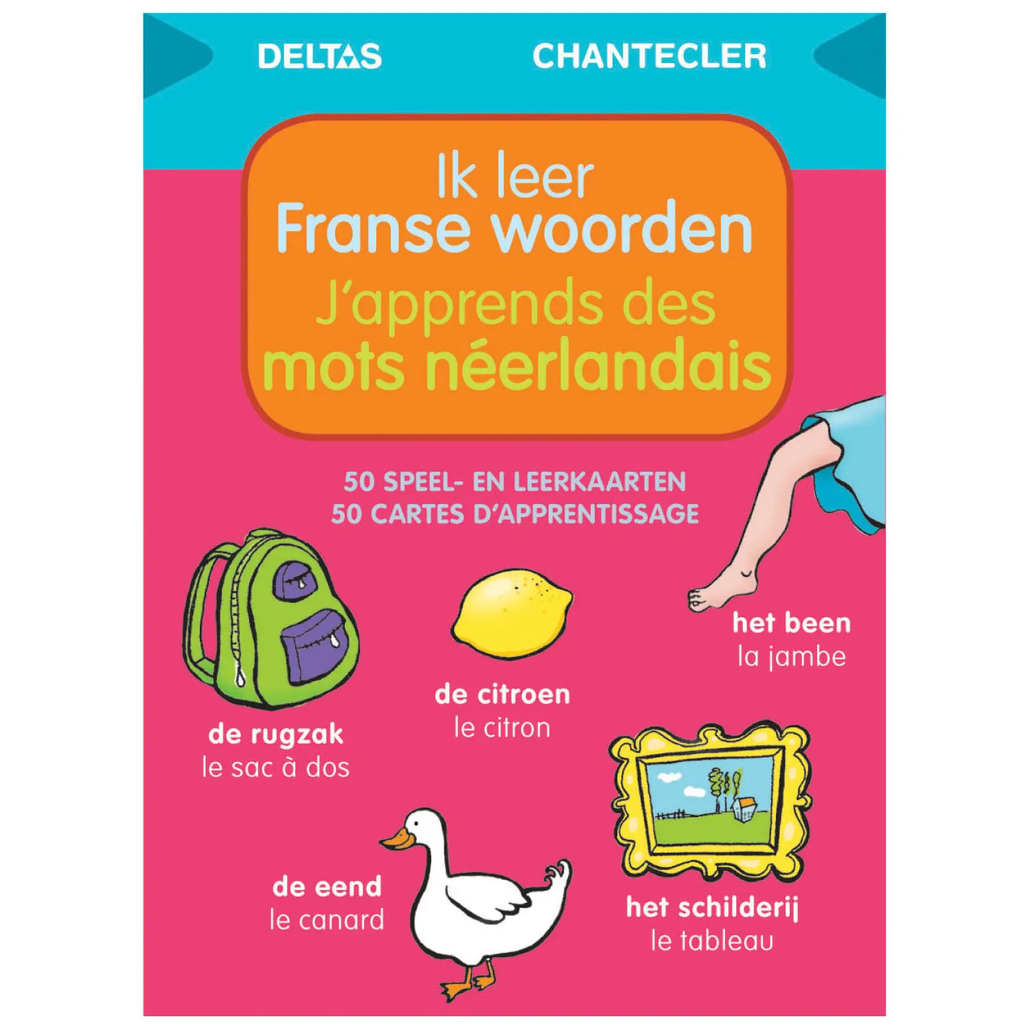 Speel- en leerkaarten - Ik leer Franse woorden-Deltas Sale