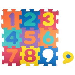 Speelmat Foam Cijfers, 9st.