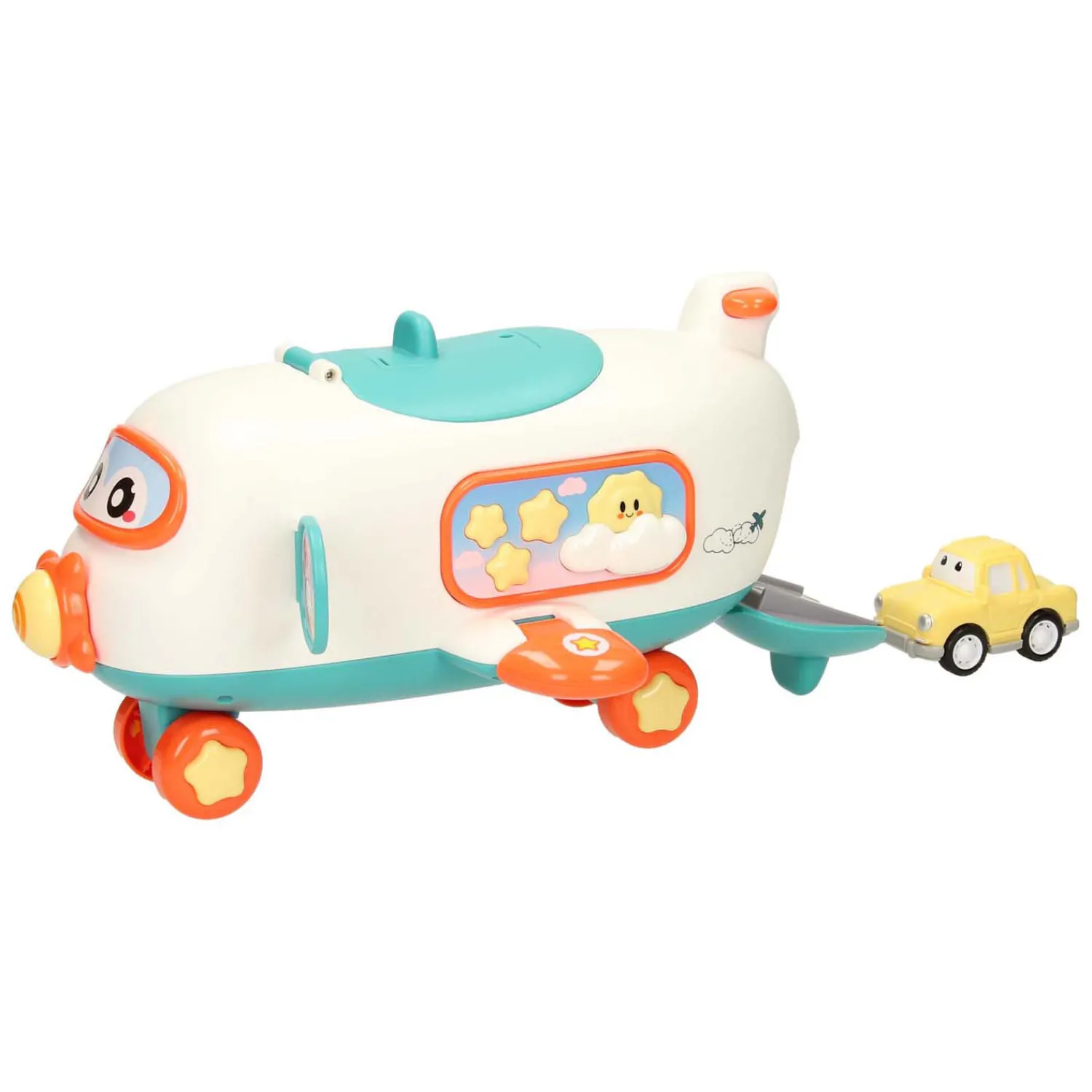 Speelset Passagiers Vliegtuig met Voertuigen- New