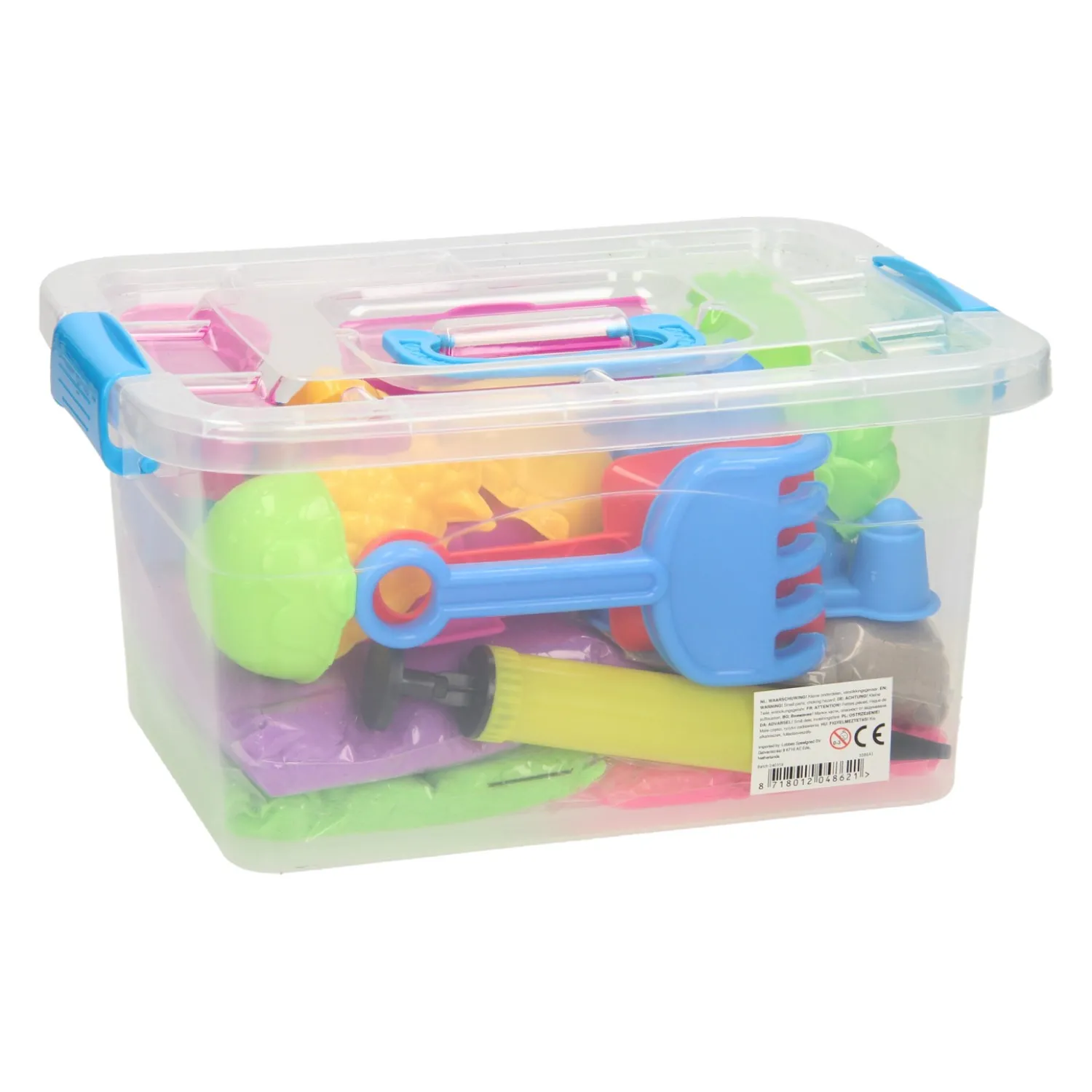 Speelzand Kasteel in Opbergbox New