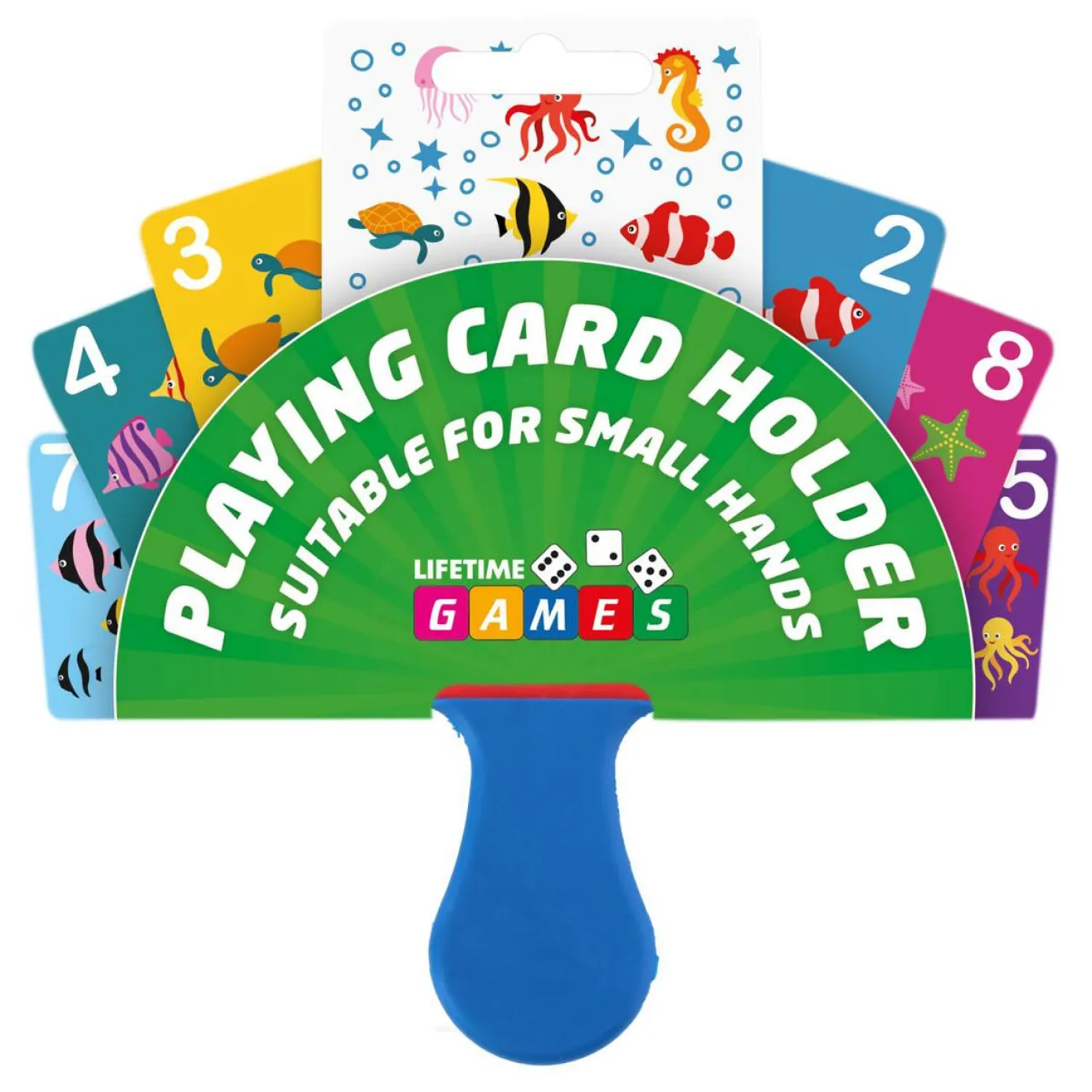 Spelkaartenhouder met handvat> New