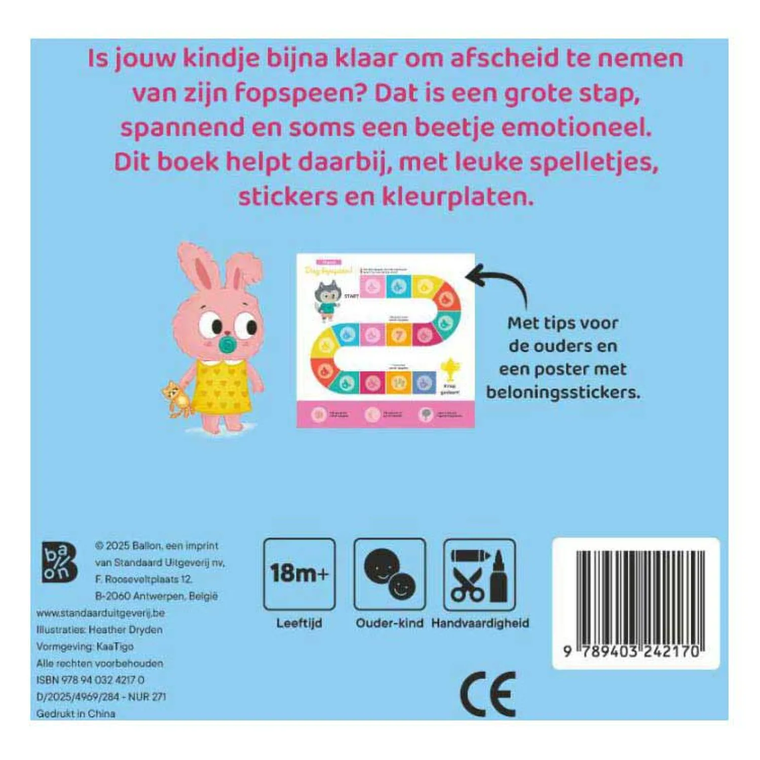 Spelletjesboek Dag Fopspeen met Stickers en Poster>Standaard Uitgeverij New
