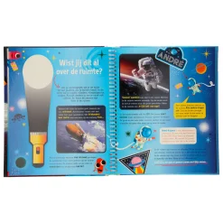 Speuren in de Ruimte + Kartonnen Zaklamp New