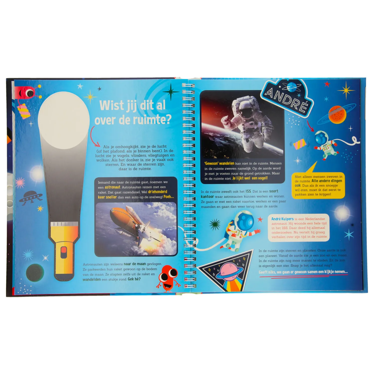 Speuren in de Ruimte + Kartonnen Zaklamp New