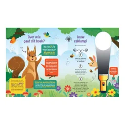 Speuren In het Bos Zoekboek met Kartonnen Zaklamp-Lantaarn Publishers Discount