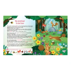 Speuren In het Bos Zoekboek met Kartonnen Zaklamp-Lantaarn Publishers Discount