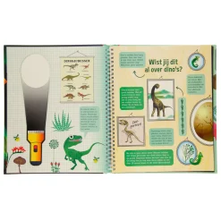 Speuren in het Dinobos + kartonnen zaklamp Online