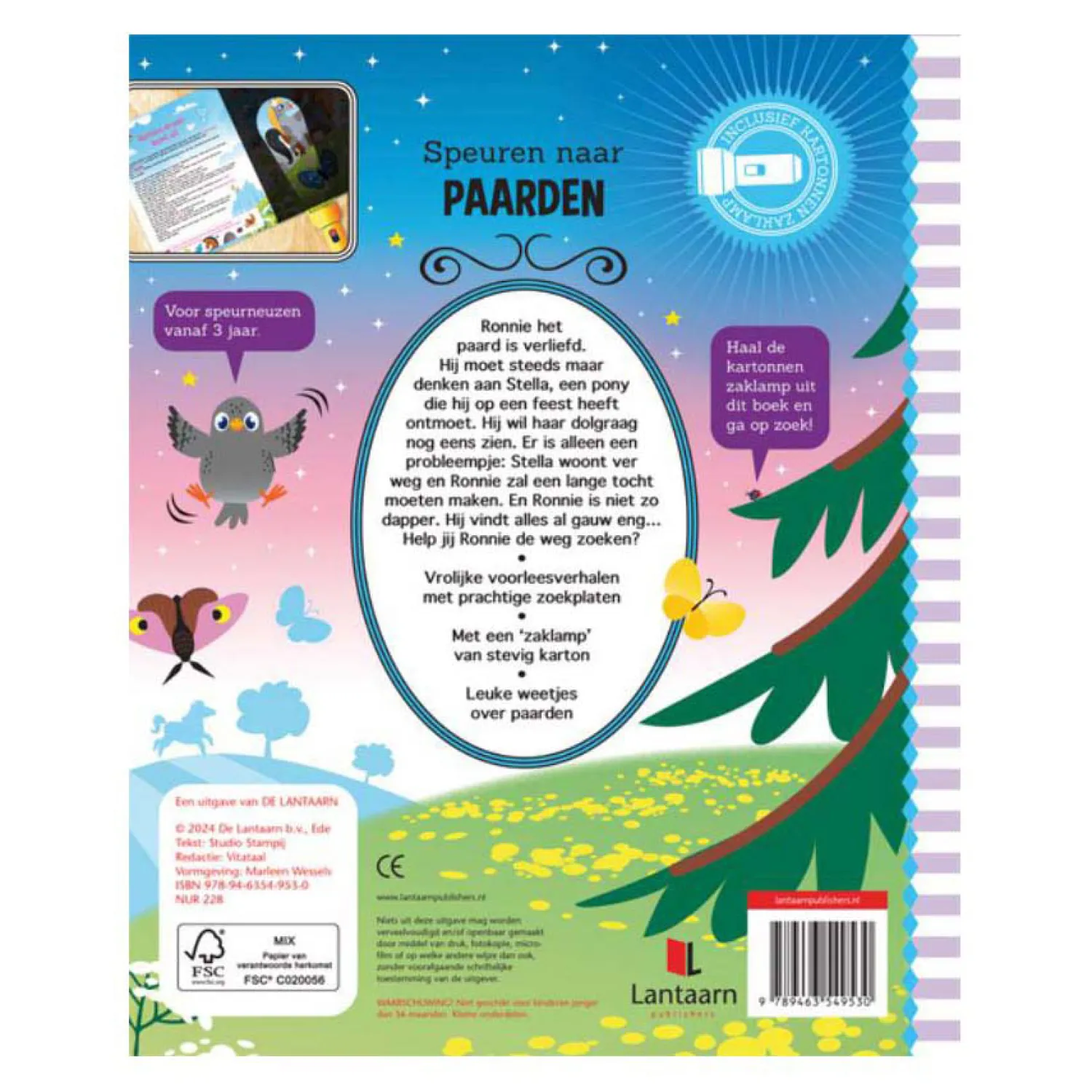 Speuren Naar Paarden Zoekboek met Kartonnen Zaklamp>Lantaarn Publishers Hot