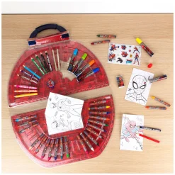 Spiderman Kleurkoffer, 51dlg.-Undercover Outlet