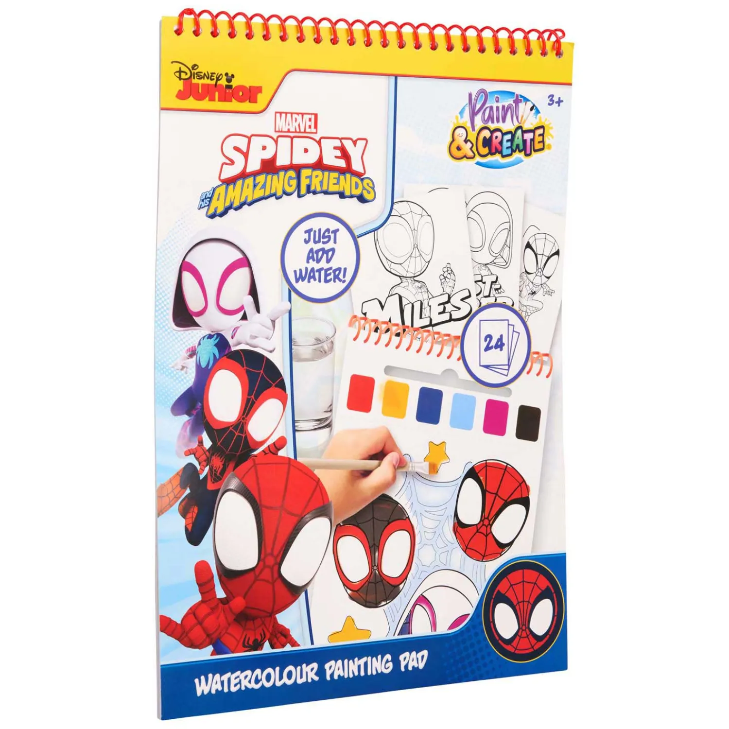 Spidey Water Verfset Boek - incl Kwast>Canenco Hot
