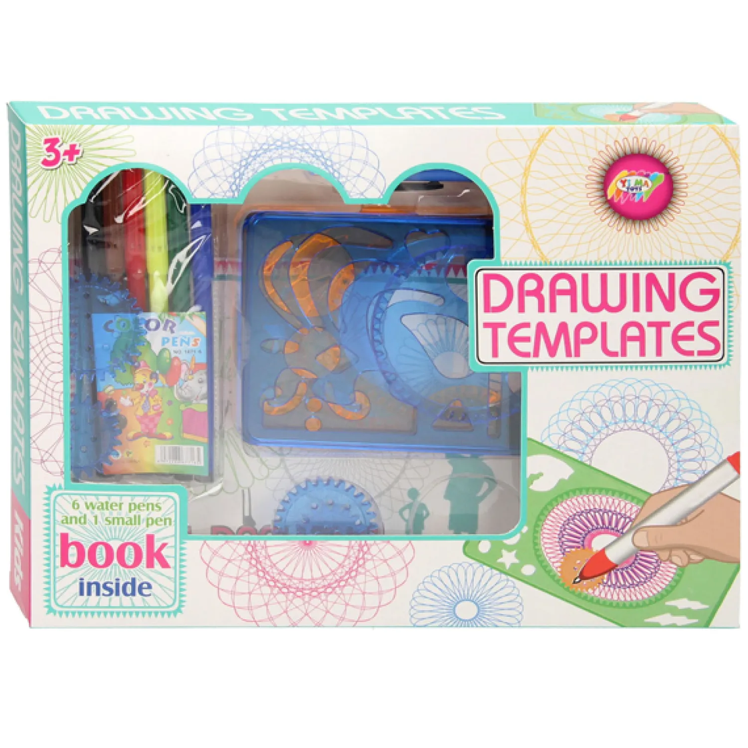 Spiraal Tekenset Sjablonen, 19dlg.