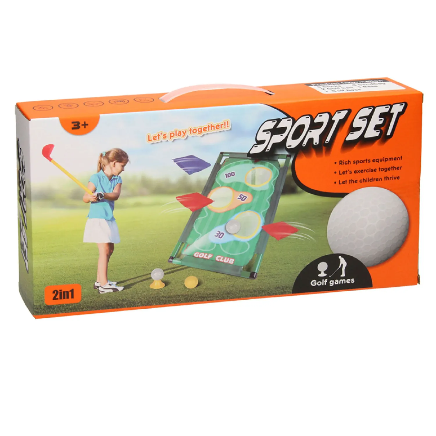 Sport Set 2in1 Golf en Zakken Werpen Sale