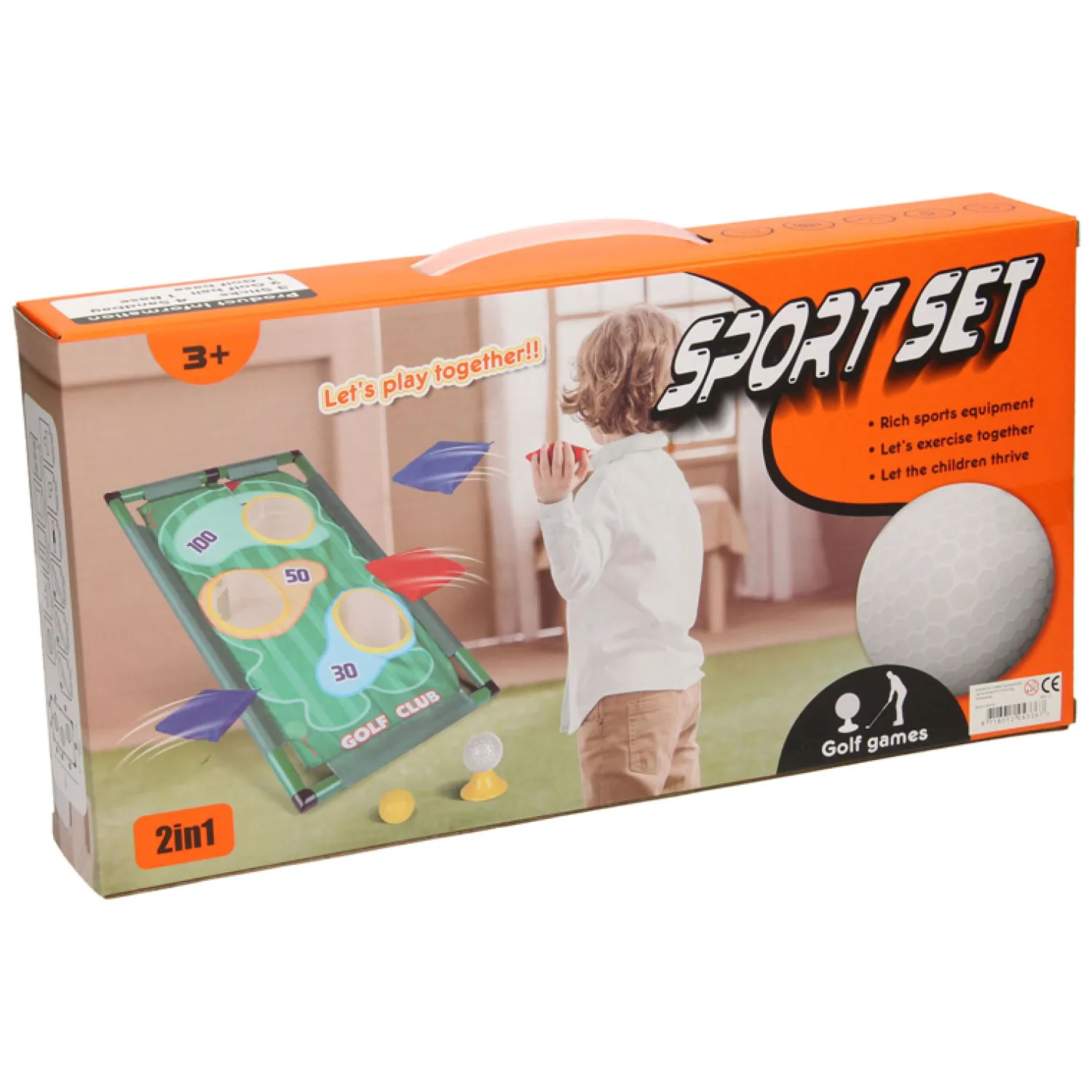 Sport Set 2in1 Golf en Zakken Werpen Sale