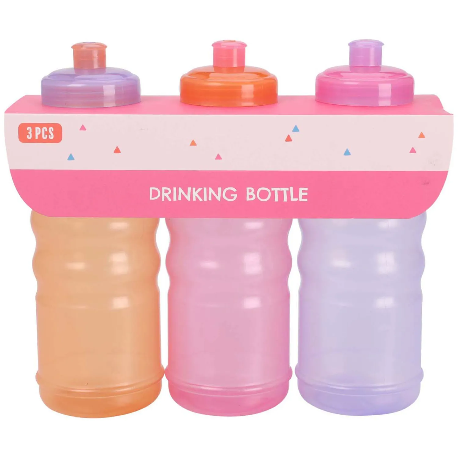 Sportfles 625ml Roze, 3st> Best