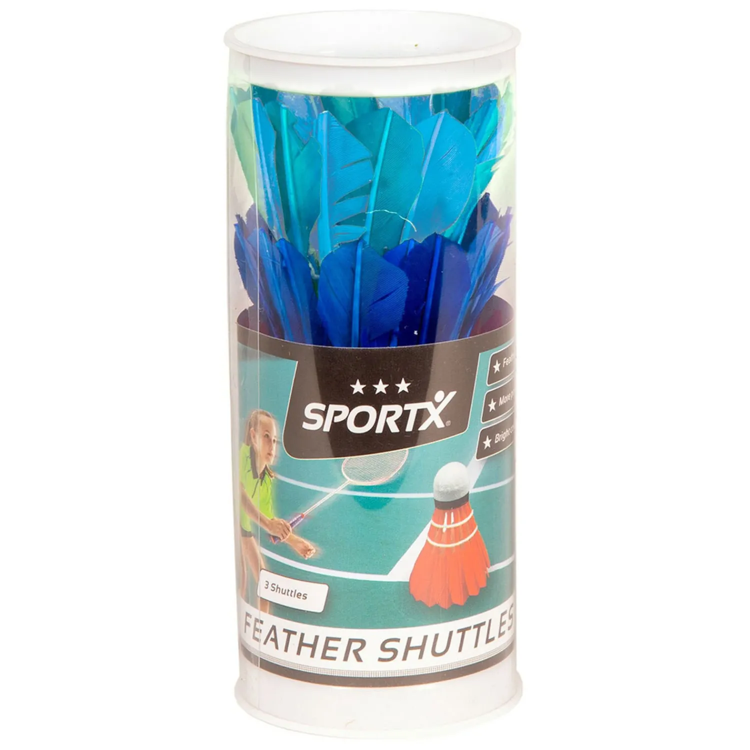 Shuttle Veren Gekleurd in Koker, 3st.-SportX Sale